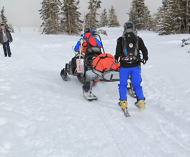 Gevallen tijdens het skiën. Wat nu?